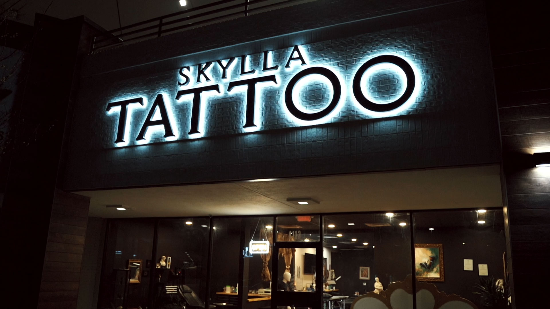 skylla tattoo studio front hero